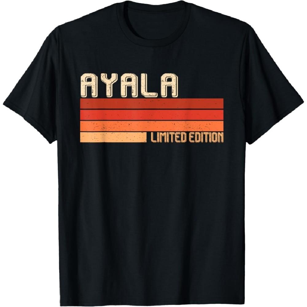 

AYALA Name Personalized Idea Men Retro Vintage AYALA T-Shirt XXXXXL чёрный