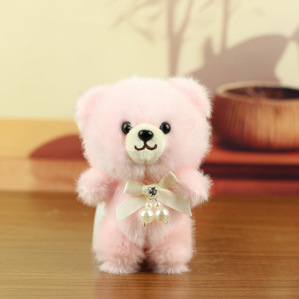 Plush Bear Keychain Toy With Pp Cotton Filling For Kids And Adults