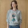 Crown Applique Embroidered Sweatshirt Ze03qt601na