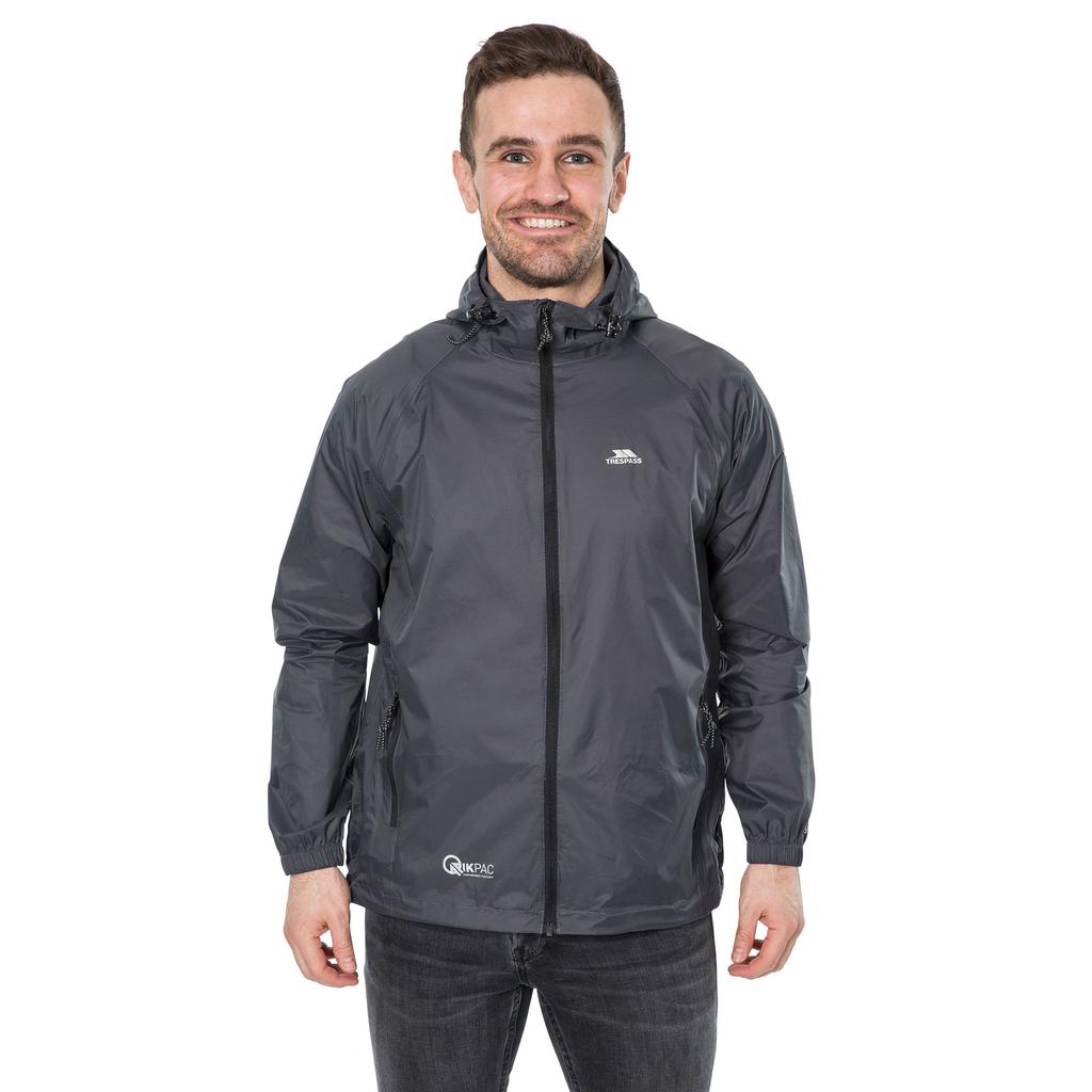 TRESPASS Unisex Adult Qikpac Waterproof Jacket
