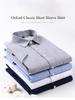 Men's Summer Short-Sleeved Oxford Shirts Classical Shirt Casual Business Office Solid Comfortable Shirt Versatile Style