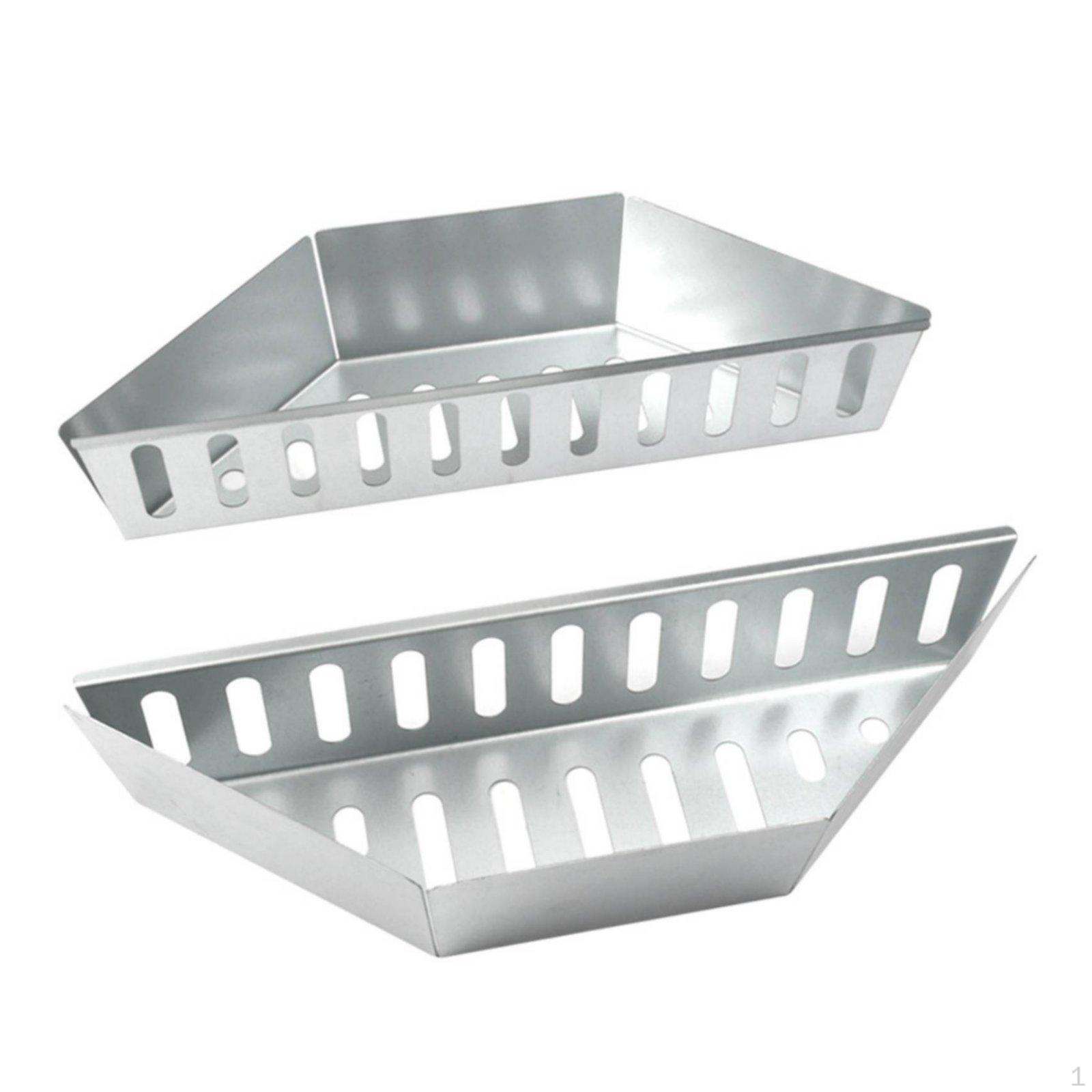 Coals Basket Galvanized Steel BBQ Heavy Duty Grill Holder
