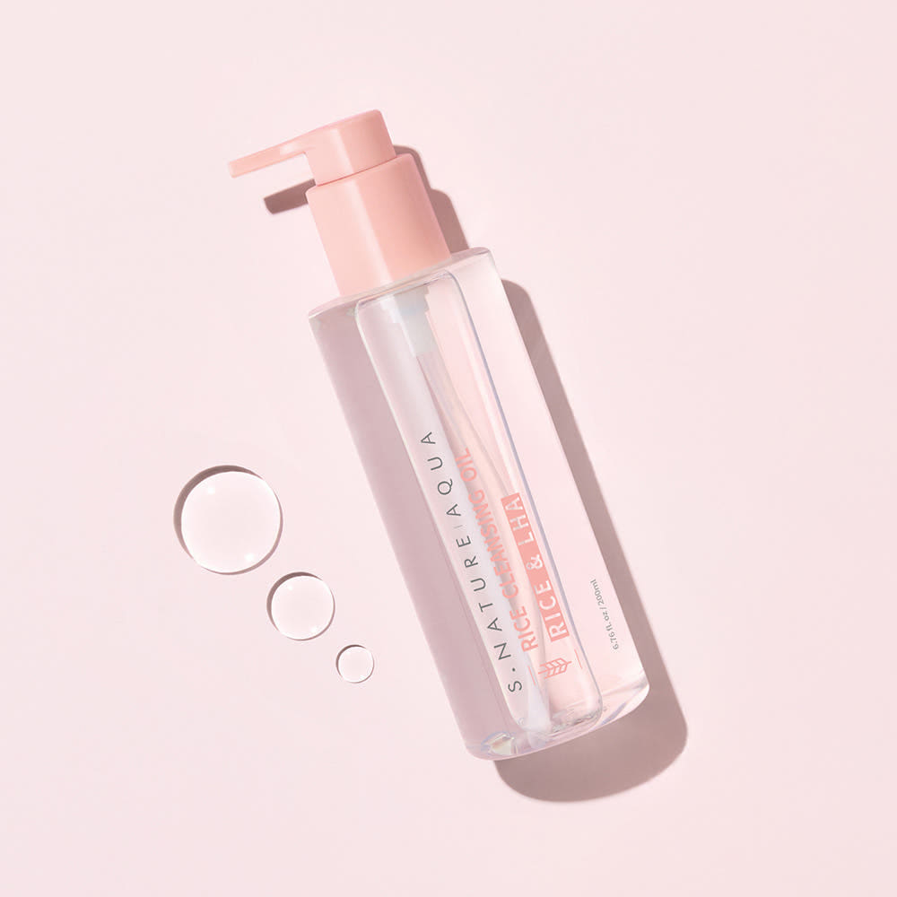 S.NATURE Aqua Rice Cleansing Oil 200ml LHA Makeup Sunscreen Blackhead and Sebum Cleansing Care