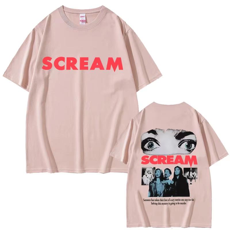 2026 Classic 90s Horror Movie Scream Tshirt Billy Loomis We All Go A Little Mad Billy T Shirts Men Women Vintage Tshirts