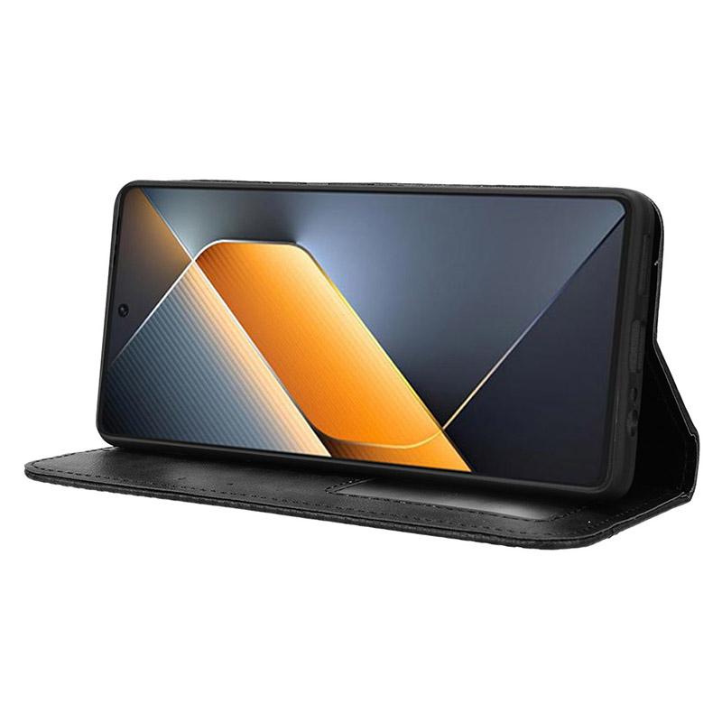 For TECNO Pova 6 Pro 5G LI9 Case Wallet Retro Texture Leather Phone Cover