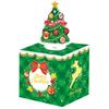 Tree Christmas Green Themed Pattern Gift Box Christmas And Party Events Decor