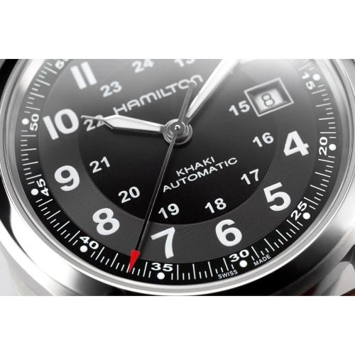 Hamilton Khaki Field Auto H70555533 Men's Watch, Officially Guaranteed, Imported