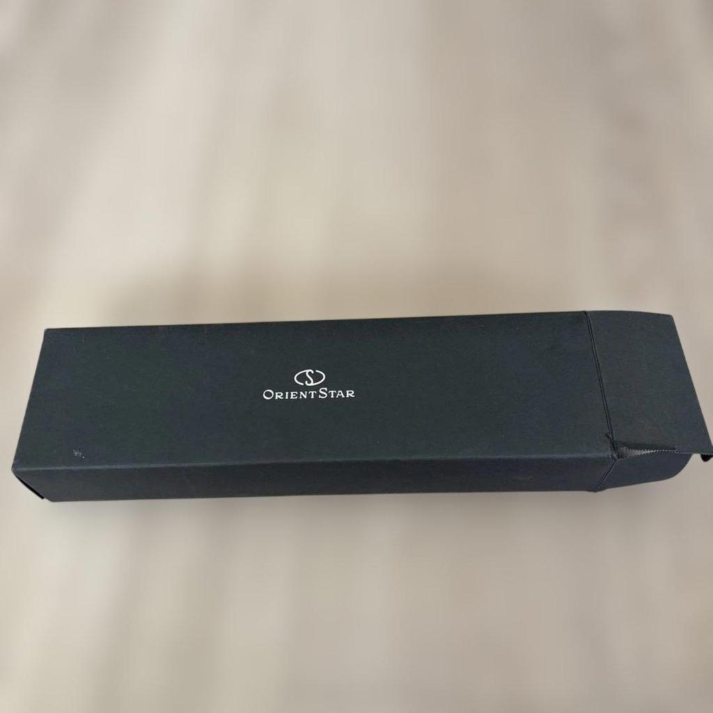 Used ORIENT STAR body power reserve leather belt