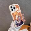 Date a Live Yamai Kaguya Wavy Edge TPU Handyhülle für iPhone 17 16 15 14 13 12 11 Air Pro Max Plus Buntes Cover