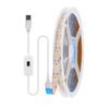 5V USB Dimmable LED Strip With Switch SMD 2835 60LEDs/M Flexible Senson Light Tape Ribbon Backlight For Room Cabinet TV Lighting