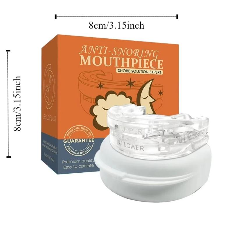 Adjustable Anti-Snoring Mouthpiece With Storage Box Snoring Mouth Guard Night Use