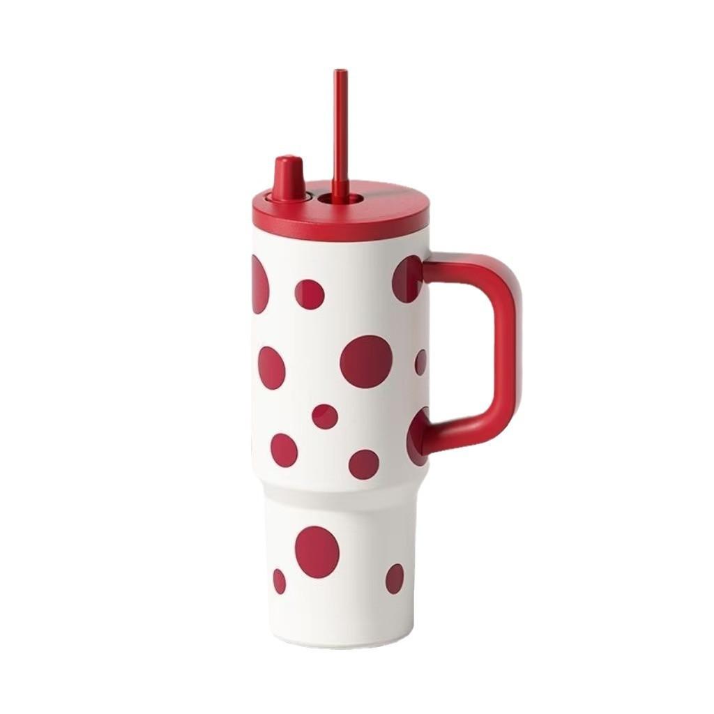 Light Insulated Travel Mug 316 Stainless Steel Leakproof With Handle For Outdoor And Commuting Use