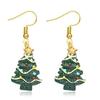 1 pair of ladies' Christmas earrings, Christmas gift for everyday wear, Christmas-themed jewellery, ladies' accessories