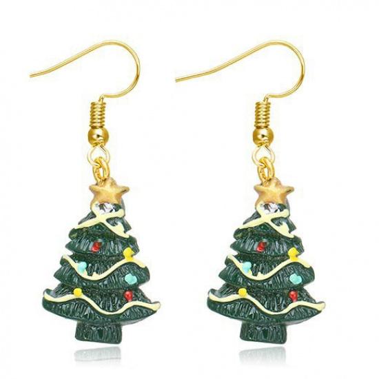1 pair of ladies' Christmas earrings, Christmas gift for everyday wear, Christmas-themed jewellery, ladies' accessories