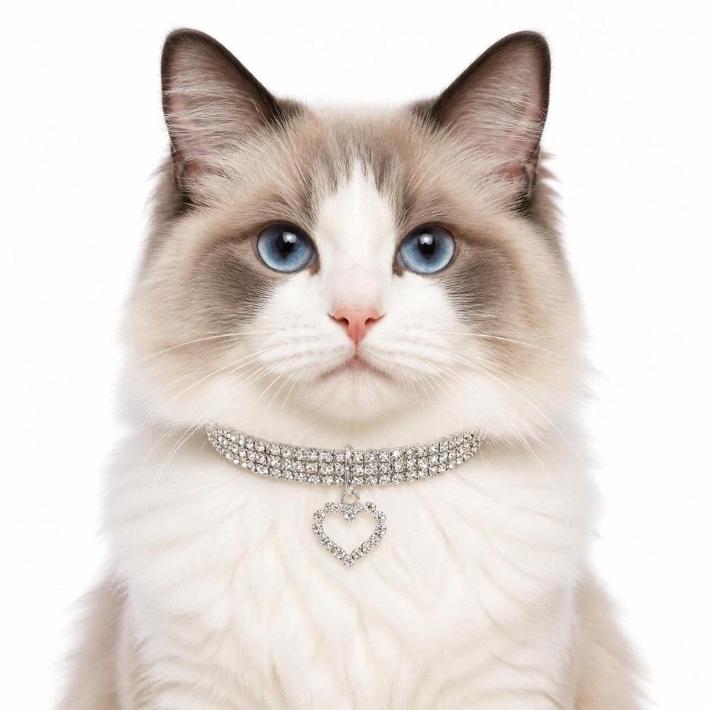 Adjustable Cat Collar Necklace Decorative Pendant Dog Collar Accessory Pet Neck Collar For Cat Dog