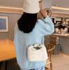 FARFADET Dames Nepbont Schoudertas, Minitas, Handtas, Crossbodytas, Pluizig, Schattig, Eenvoudig, Populair, Schattig, Compact, Stijlvol, Elegant, Chic,