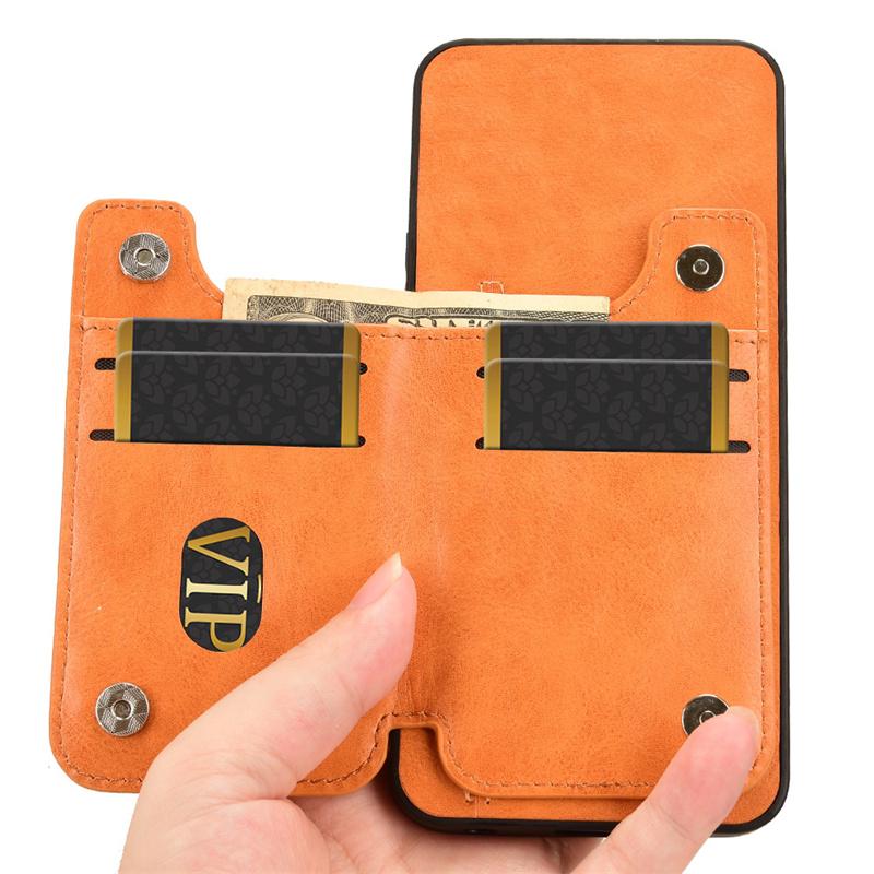 For 14T Pro Case Luxury Can Be Attached With Card Package Calfskin PU Leather Ultra Thin back cover for 14T Pro