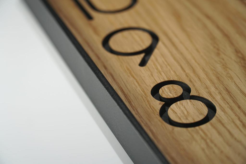 Wooden wall clock Wood Square 30cm