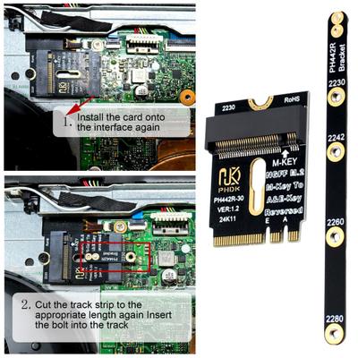 Yousheng M.2 A&E To NVME SSD Expansion Card Supports 2230/2242/2260/2280 Computer Motherboard M2 Key A-E To NVME SSD PCIe 4.0 Extension Adapter PCB