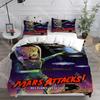 Fashion Mars Attacks! (1996) Bedding Set Single Twin Full Queen King Size Bed Set Kids Bedroom Duvetcover Sets Bed Sheet Set