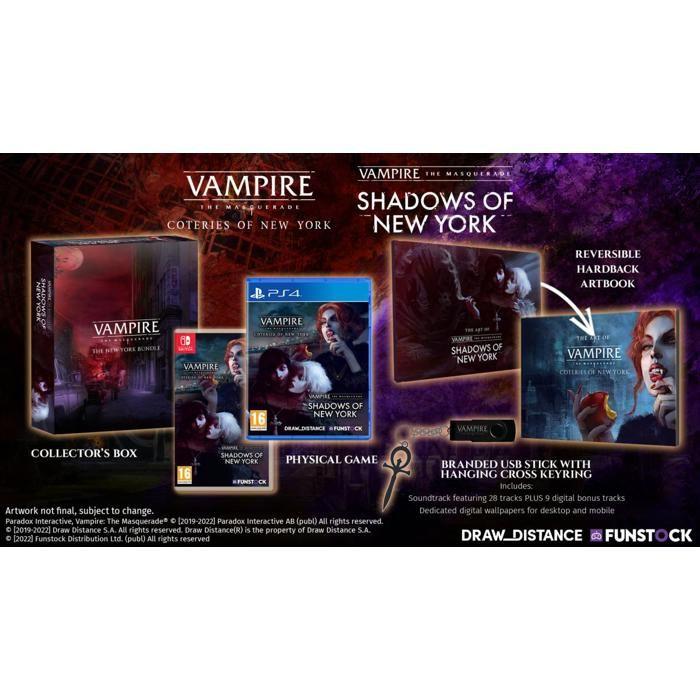 Vampire the Masquerade Coteries and Shadows of New York Collector Edition PS4