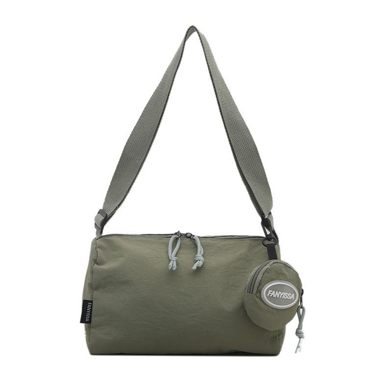 Simple Solid Color Large Capacity Lightweight Women Casual Crossbody Bag For Daily Use