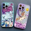 Cartoon Unicorn Phone Case For iPhone 12 13 Pro Max Mini XR XS X 8 7 Plus Back Cover For iPhone 11 14 Pro Max Shockproof Shells