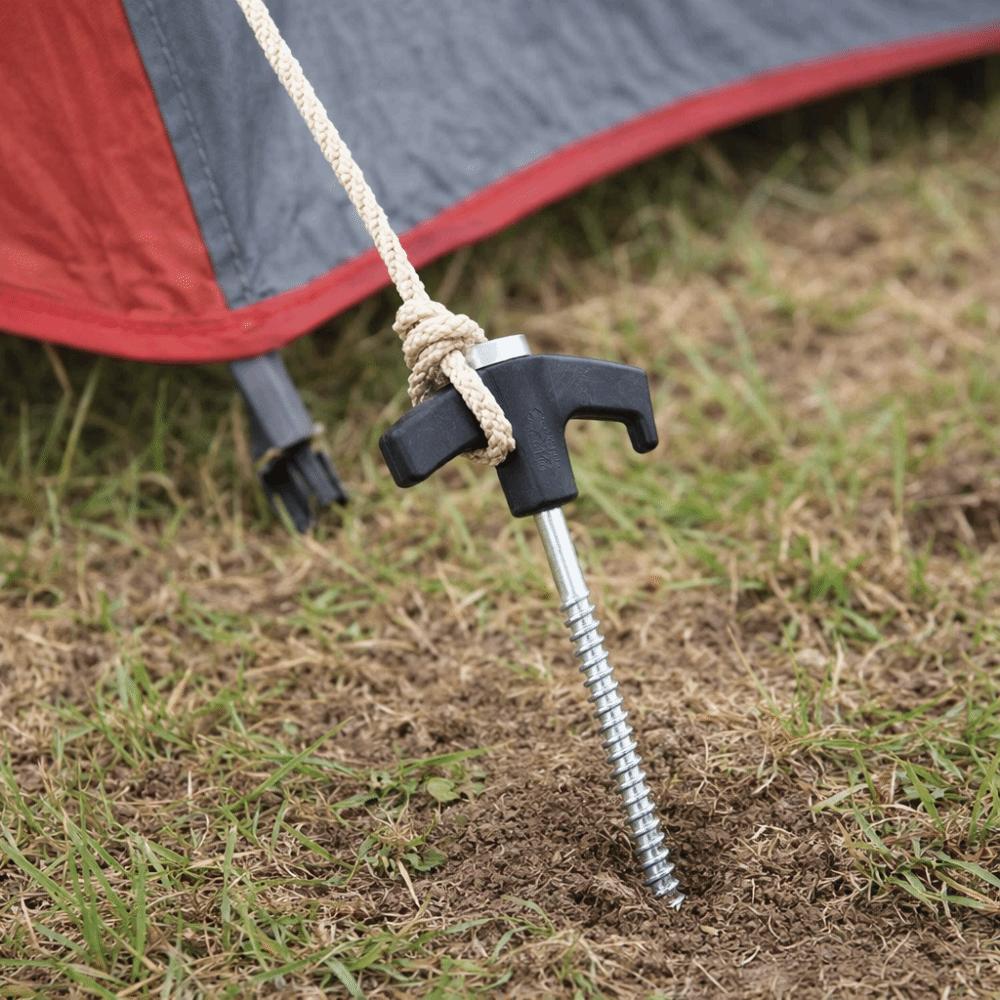 10pcs Metal Camping Stakes Heavy Duty Ground Anchor Peg High Hardness Tent Stakes  Camping