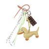 Yousheng Dachshund Dog Bag Pendant Bag Charms with Woven Umbrella Retractable Rope Keys Bags Wallets Accessories