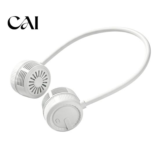 Personal Fan for Business Trips Portable Neck Fan, Hands Free Bladeless Cooling with 3 Speed, USB Summer Gadgets Kitchen Rechargeable Quiet