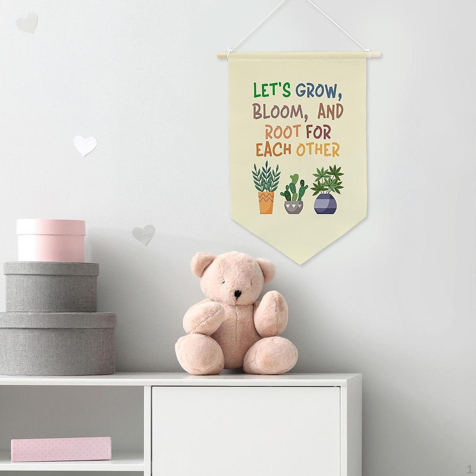 

Classroom Banner Wall Hanging Ornament Decorative Display Decor Triangle Flag