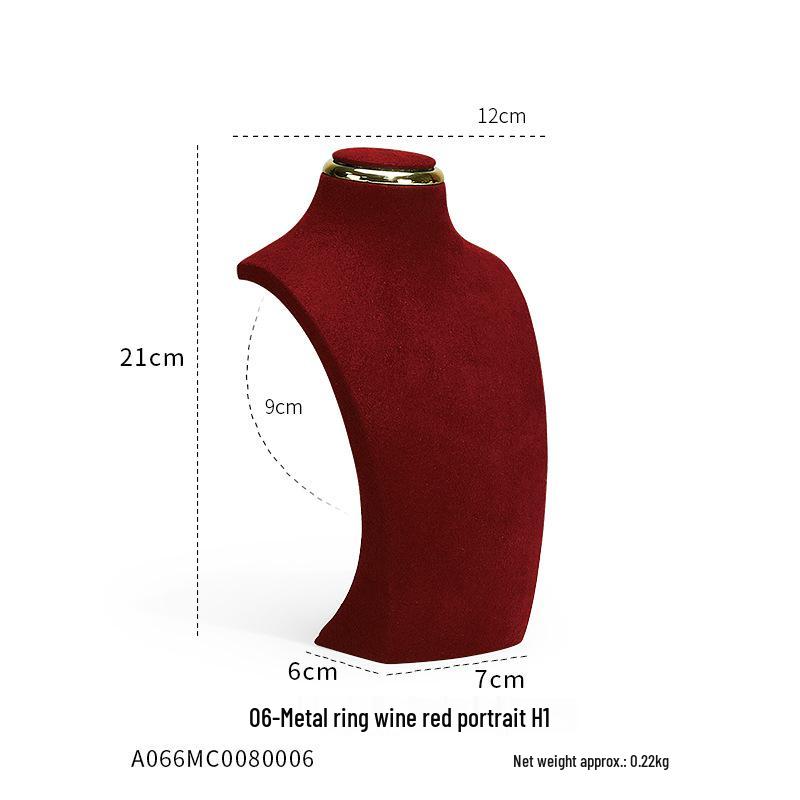 Weiyuanpeng Ultra-fiber Mannequin Necklace Display Stand