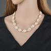 Collana Classica alla Moda con Perle di Conchiglia Personalizzata Catena a Collare Casual Unisex Gioielli Regalo Accessori per Abbigliamento