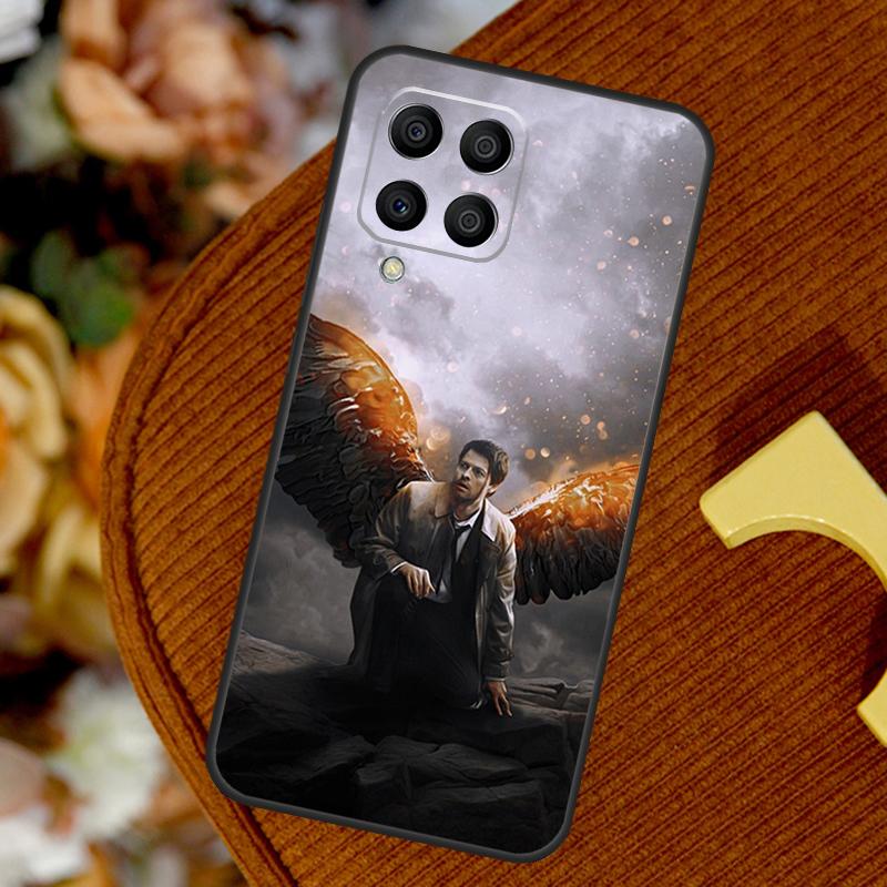 Angel Castiel Supernatural For Samsung Galaxy M33 M53 M13 M20 M11 M31 M51 M15 M55 M12 M32 M52 M14 M34 M54 M30s Case