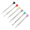 6Pcs Watch Repair Screw Driver Set Professional Mini Tool Kit Stainless Steel and S2 Alloy Steel