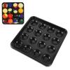 Billiards Tray Thickened Plastic 16 Holes Wear Resistant Shake Proof Billiard Ball Tray