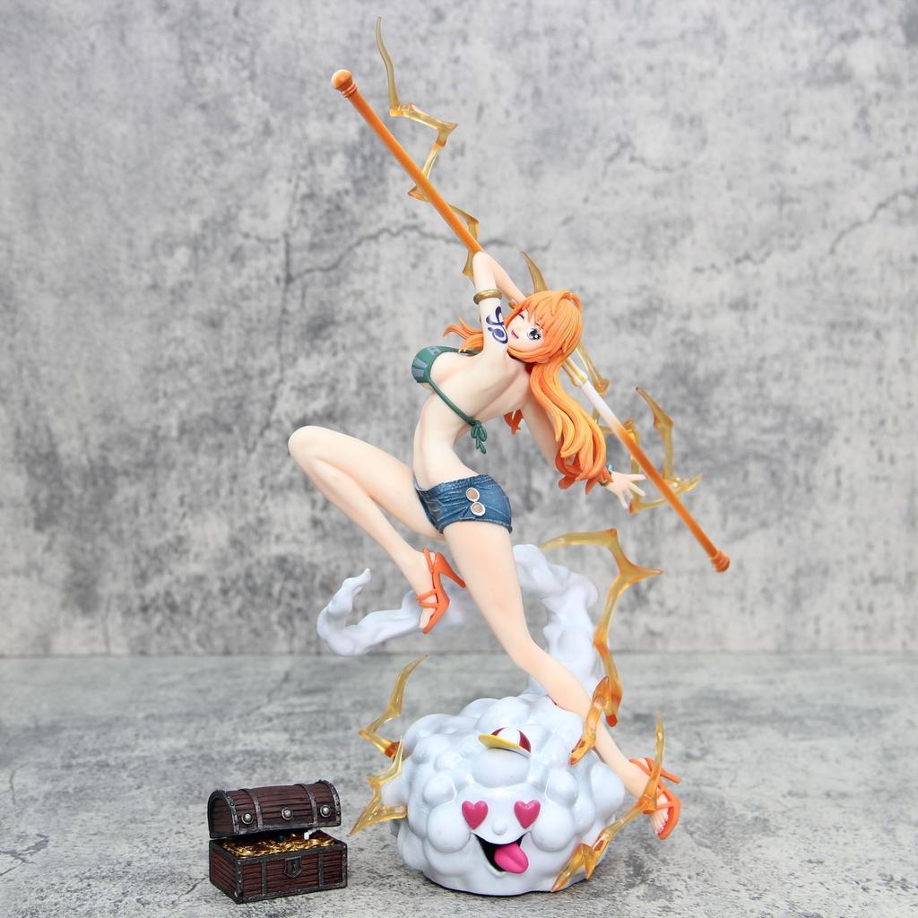 30CM One Piece Nami Anime Action Figures Children Toy Bedside Decoration Collection Cartoon Statue Birthday Gift