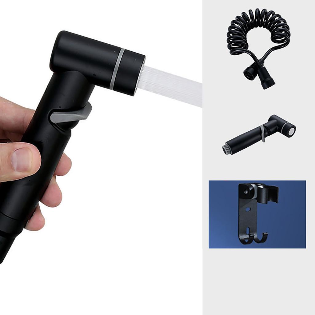 Modern Bathroom Handheld Bidet Sprayer Set Elegant Toilet Hand Sprayer Long Flexible Hose Hand Shower for Bathroom