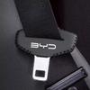 2pcs Car Seat Belt Buckle Cover Leather Protector Anti-collision Case For BYD Atto 3 Act 3 Tang F3 E6 Yuan plus Song plus ev f0