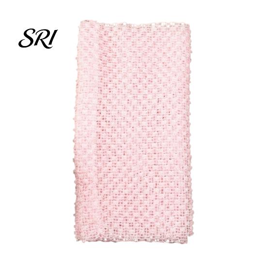 Rectangular Bath Towel Vertical Stripes Pattern Gentle Exfoliating Texture Woven Shower Shape Bathroom Textured
