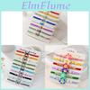 Floral Soft Clay Handwoven Bracelets With Adjustable String For Travel Gifts