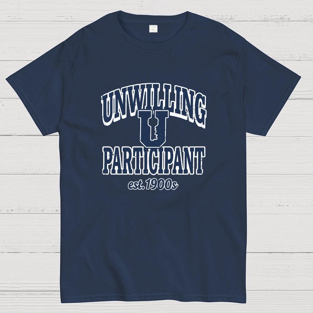 Unwilling Participant Cotton Summer Casual Cool Loose T-Shirt