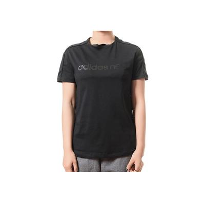 Neo Sports Lifestyle Series Casual Knitted Moisture-Wicking Breathable Short Sleeve T-Shirt Women T-Shirts Black DN7403