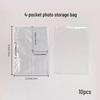 Ins Style A5 Laser Star 6-Hole PVC Loose-Leaf Zipper Binder: Planner, Photo Album, Card & Jewelry Storage