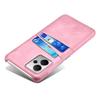 For Realme 14 5G Case Dual Card Slots PU Leather + Hard PC Phone Cover