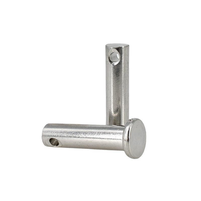 304 Stainless Steel Cylindrical Flat Head Positioning Pin with Hole (M3-M10)