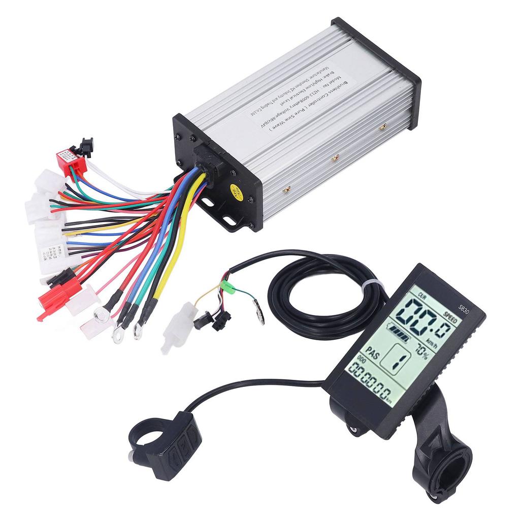 48V 64V 600W Sine Wave Controller S830 LCD Panel Set Brushless Motor Controller for Electric Scooter