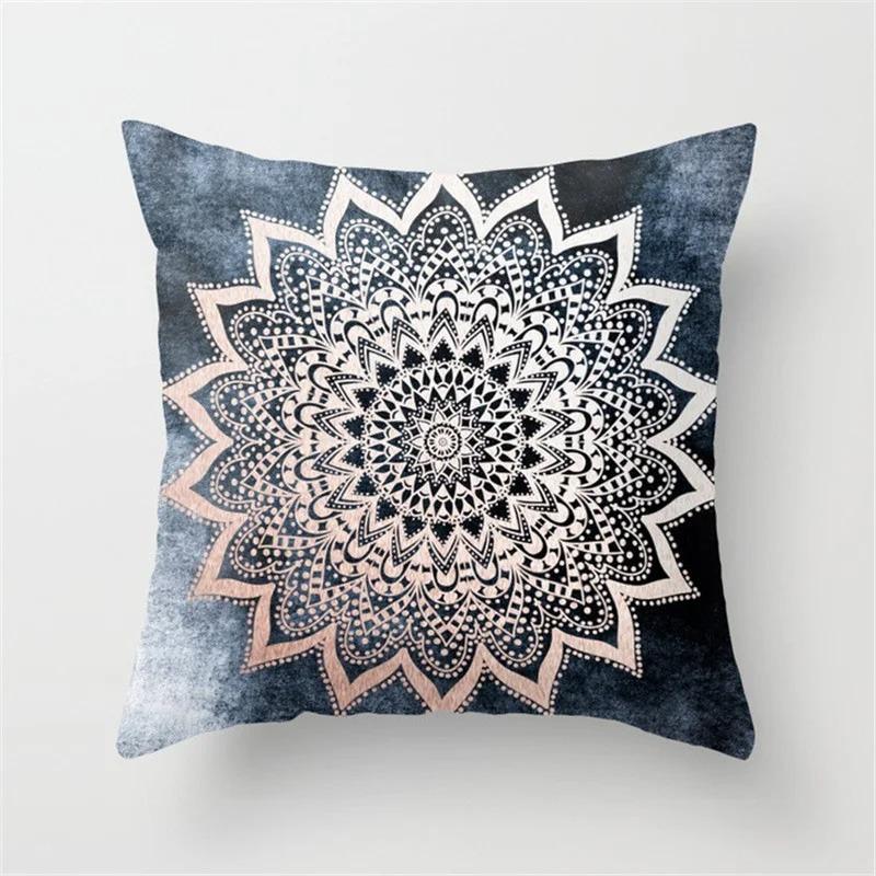Nordic Bohemian Pattern Printed Cushion Cover Home Living Room Sofa Decoration Square Throw Pillow Cover