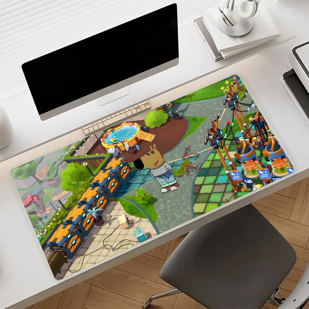Cute Chill Guy   Mouse Pad Nonslip Rubber Computer Mat Gamer Balance Decoracion Deskmat Laptop Office Large