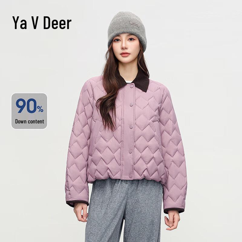 Yalou Women's Lightweight Shirt-Style Down Jacket